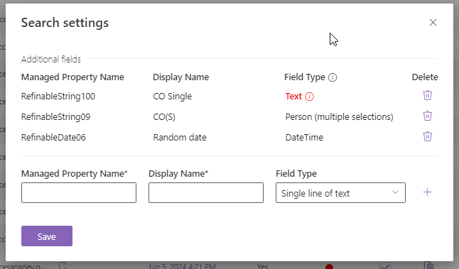 Field with missing type